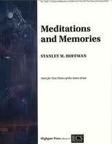 Meditations and Memories Flute Duet - 2 copies included cover